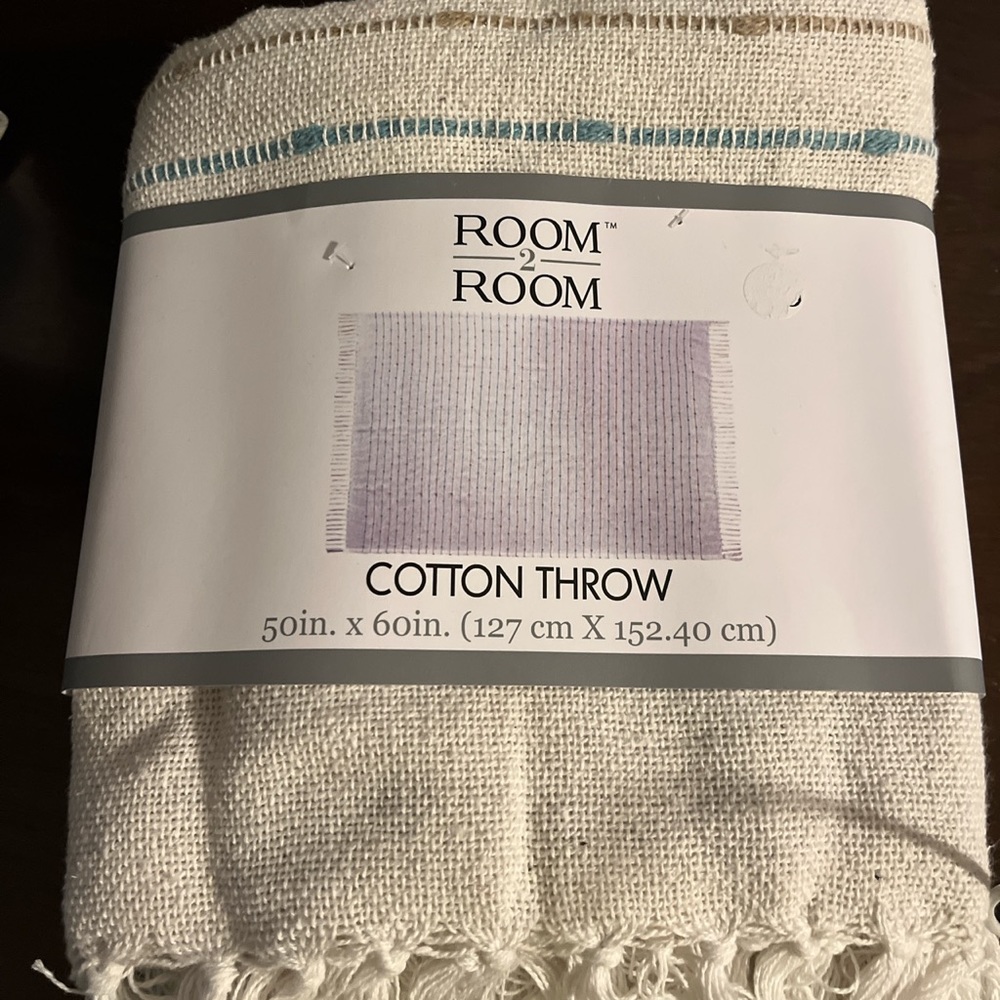 Nice throw blanket! Gives beach vibes